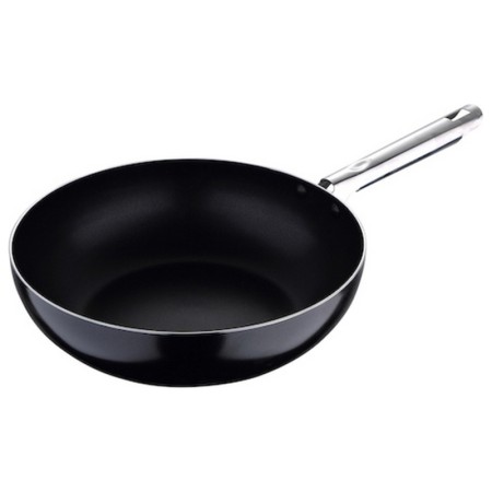 Wok Pixel Noir Acier inoxydable black Aluminium forgé (Ø 28 cm)