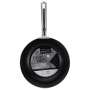 Wok Pixel Noir Acier inoxydable black Aluminium forgé (Ø 28 cm)