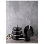 Wok Pixel Noir Acier inoxydable black Aluminium forgé (Ø 28 cm)