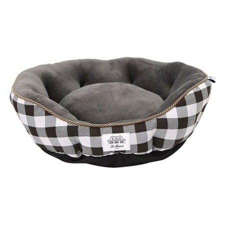 Lit pour Animal Domestique Hearts & Homies Noir Tissu Blanc