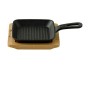 Poêle à Grilller Masterpro Noir Fonte (13,7 x 22,2 x 2,2 cm)