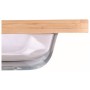 Plateau San Ignacio Verre Couvercle Marron Bambou 2,9 L (41 x 25,3 x 1,5 cm) (2 pcs)