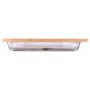 Plateau San Ignacio Verre Couvercle Marron Bambou 2,9 L (41 x 25,3 x 1,5 cm) (2 pcs)