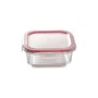 Ensemble de Boîtes à Lunch Bergner Verre Borosilicaté Rouge (3 pcs)