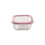 Ensemble de Boîtes à Lunch Bergner Verre Borosilicaté Rouge (3 pcs)