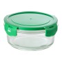 Boîte à lunch hermétique Benetton 840 ml Vert Plastique polypropylène Verre Borosilicaté