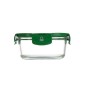 Boîte à lunch hermétique Benetton 840 ml Vert Plastique polypropylène Verre Borosilicaté