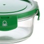 Boîte à lunch hermétique Benetton 840 ml Vert Plastique polypropylène Verre Borosilicaté