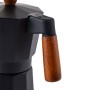 Cafetière Italienne Masterpro 6 Tasses Bois de hêtre Aluminium