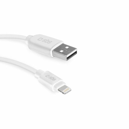Câble USB vers Lightning SBS TECABLEUSBIP52W Blanc (2 m)