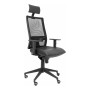 Chaise de Bureau avec Appui-tête Horna P&C 10SSPNE Noir