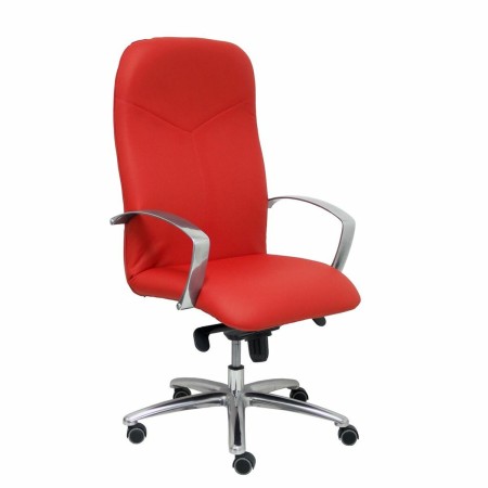 Chaise de Bureau Caudete P&C BPIELRJ Cuir Rouge