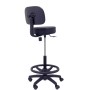 Tabouret Llanos P&C 1CLSPNE Noir