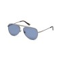 Lunettes de soleil Unisexe WEB EYEWEAR Bleu Argenté (ø 58 mm)