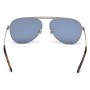 Lunettes de soleil Unisexe WEB EYEWEAR Bleu Argenté (ø 58 mm)