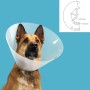 Collier de protection Isabelino pour chiens KVP Quick Fit Transparent (39-48 cm)