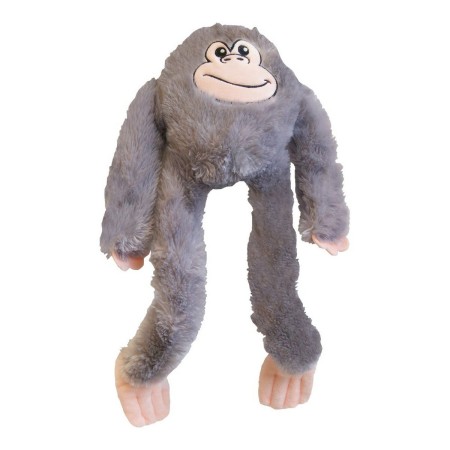 Jouet pour chien en peluche Gloria Iwazaru Singe Gris