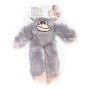 Jouet pour chien en peluche Gloria Iwazaru Singe Gris