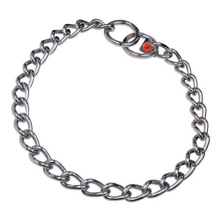 Collier pour Chien Hs Sprenger Argenté 4 mm Maillons Torsadé (65 cm)