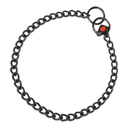 Collier pour Chien Hs Sprenger Noir 2,5 mm Maillons Court (45cm)