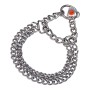 Collier pour Chien Hs Sprenger Argenté 2 mm Double Maillons (40 cm)