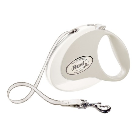 Laisse pour Chien Flexi Style 5 m Taille M Blanc