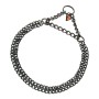 Collier pour Chien Hs Sprenger Noir 2 mm Double Maillons (50 cm)