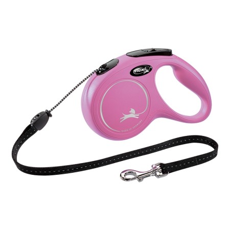 Laisse pour Chien Flexi NEW CLASSIC 8 m Rose Taille S