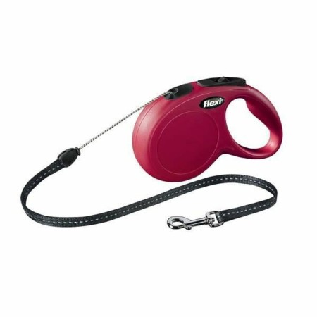 Laisse pour Chien Flexi New Classic Rouge Taille S (5 m)