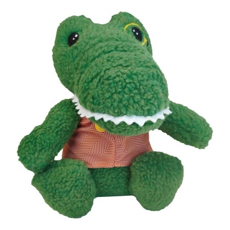 Jouet pour chien en peluche Gloria Buky Crocodile Vert