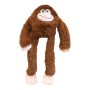 Jouet pour chien en peluche Gloria Mizaru Singe Marron Brown