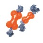 Jouet pour chien Gloria Os Orange M (14 cm)