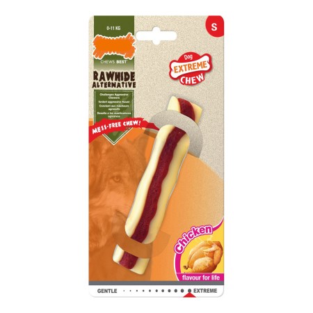 Jouet pour chien Nylabone Extreme Chew Roll	Rawhide Taille S Poulet Nylon