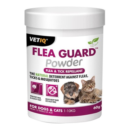 Lutte contre les insectes Planet Line Flea Guard Powder Chien Chats (60 g)