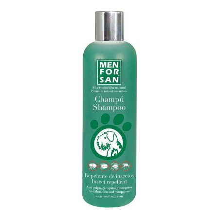 Shampoing pour animaux de compagnie Menforsan Chien Répulsif d'insectes Citronnelle (300 ml)