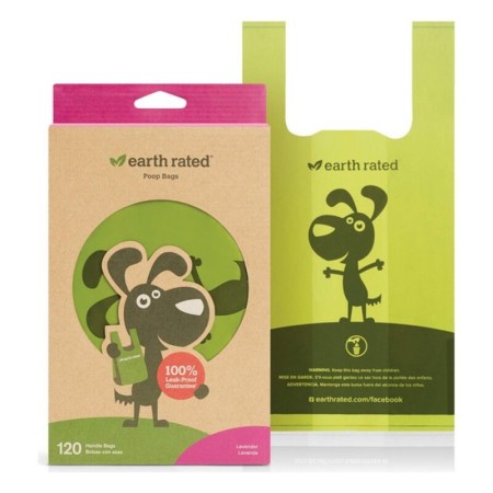 Sacs Earth Rated Lavande Animaux de compagnie Carton Recyclado (120 uds)