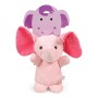 Jouet pour chien en peluche Gloria Hoa Rose Eléphant Polyester Feuille de Mousse