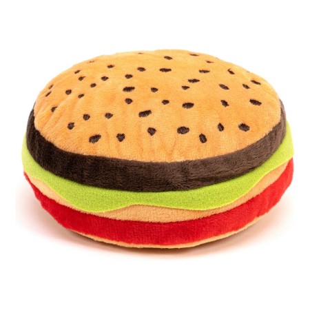 Jouet pour chien en peluche Gloria Hamburdog Hamburgers Polyester Feuille de Mousse