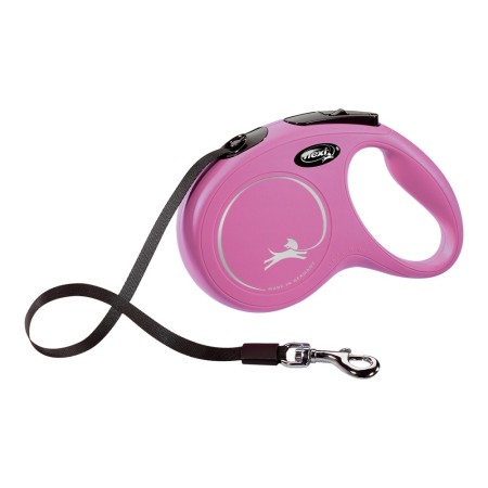 Laisse pour Chien Flexi NEW CLASSIC 5m Rose Taille M