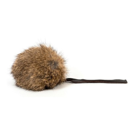 Canne à chat Gloria Rogers Cuir Pompon Peau naturelle (12 cm)