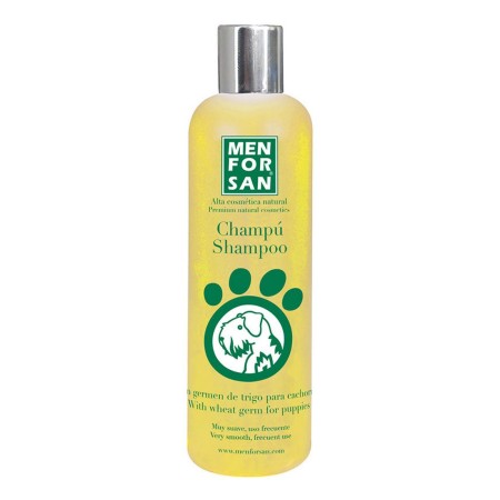 Shampoing pour animaux de compagnie Menforsan Chiots Germe de blé (300 ml)