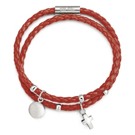 Bracelet Femme Folli Follie 1B14F058R Rouge Cuir (30 cm) (30 cm)