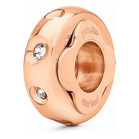 Perle de verre Femme Folli Follie 3P13T017RC Or rose (1 cm)