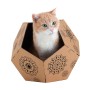 Jouet pour chats United Pets Tiger Marron Caisse Carton (45 x 47 x 38 cm)