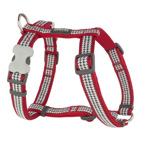 Harnais pour Chien Red Dingo Style Fang It Rouge Noir et blanc 37-61 cm