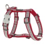Harnais pour Chien Red Dingo Style Fang It Rouge Noir et blanc 37-61 cm