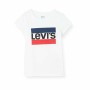 T-shirt à manches courtes enfant Levi's E4900 Blanc (10 Ans)