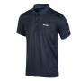 Polo à manches courtes homme Regatta Remex II Noir 100 % polyester