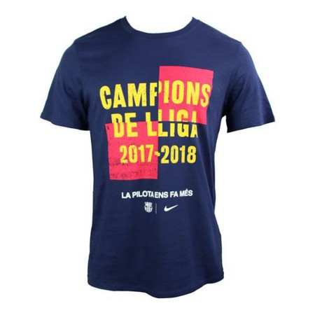 Chemisette Nike FC BARCELONA Bleu