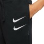 Pantalon de sport long Nike Swoosh Enfants Noir